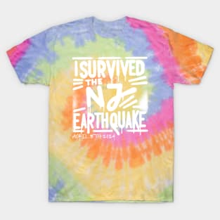 I Survived the NJ Earthquake New Jersey 4.8 magnitude T-Shirt